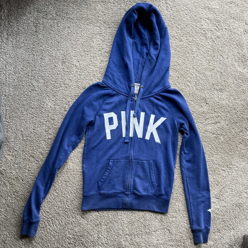 PINK Victoria’s Secret Blue Sweatshirt X-Small